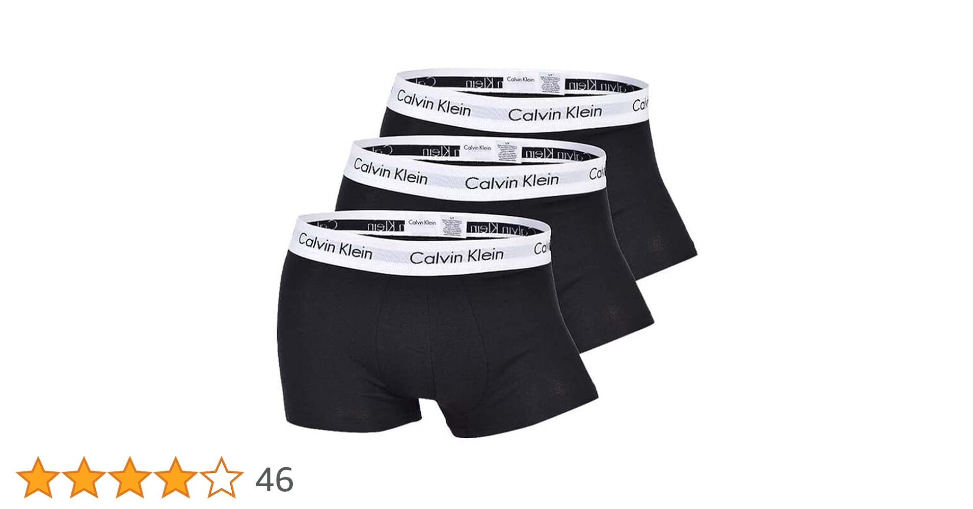 Amazon | ボクサーパンツ メンズ 3枚セット ローライズ ロゴ